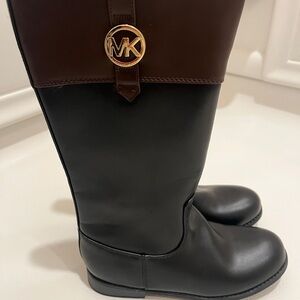 Michael Kors Black and Brown Boots